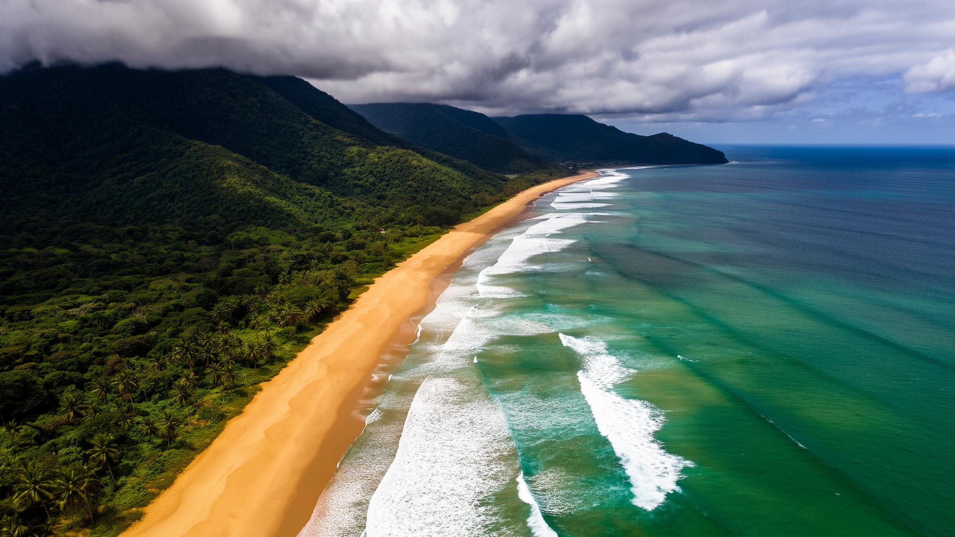 Costa Rica coastline